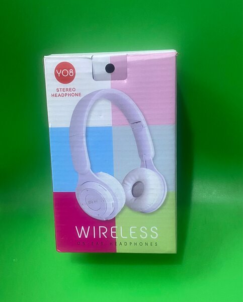 Casque san fil stéréo Y08 bleu