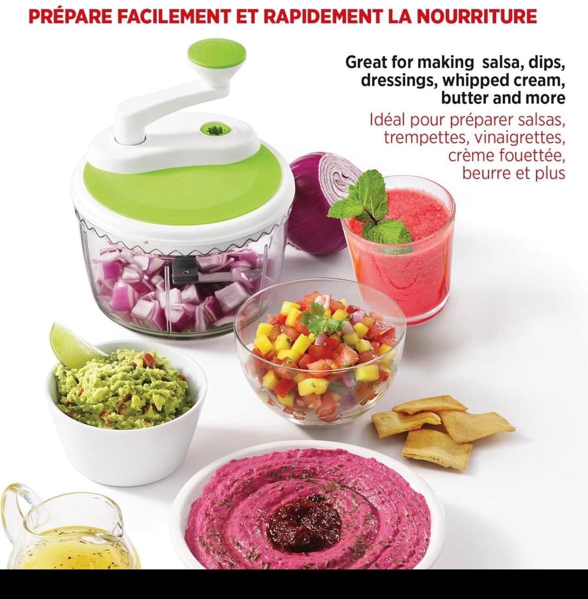 Robot de cuisine professionnel 2 en 1 avec éplucheur