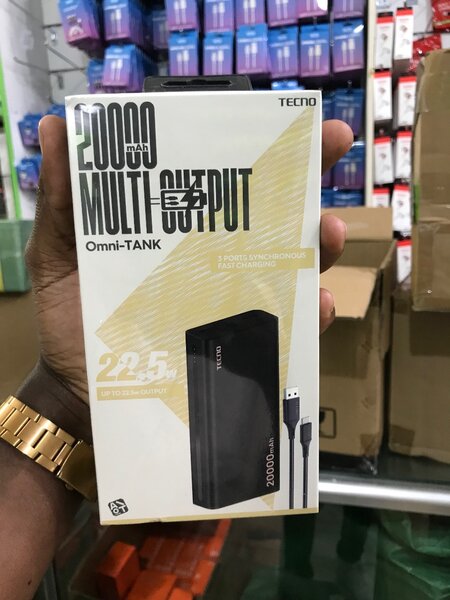 Tecno powerbanks(20000mAh22.5W