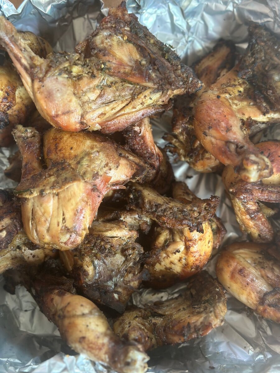 Poulet braisé plat demi 3000