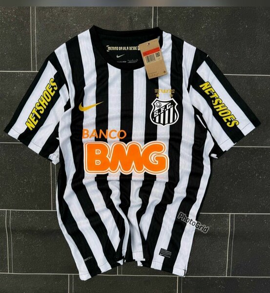 Maillot SANTOS FC DI BRÉSIL ÉCUSSONS EN GOMME VERSION PRO