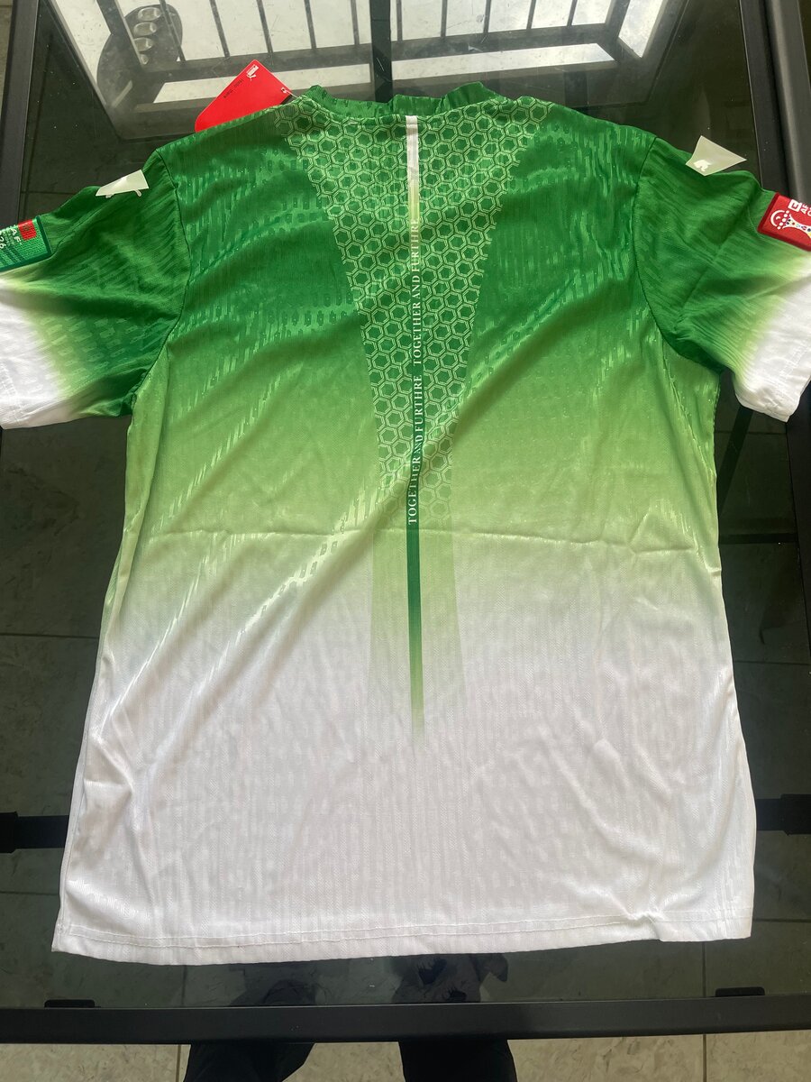 Maillot de football vert