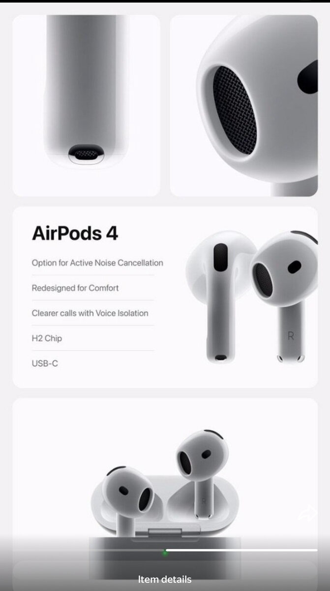 AirPods 4 Wireless Earbuds