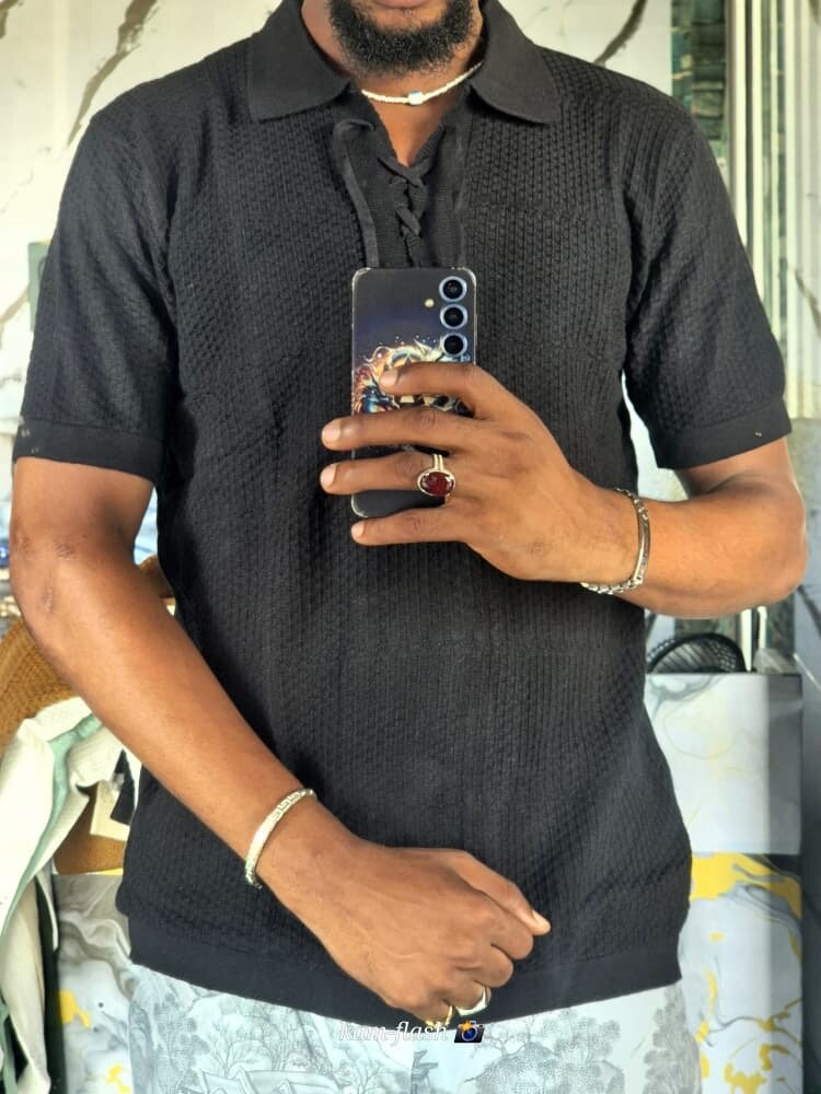 Polo en maille pour hommes