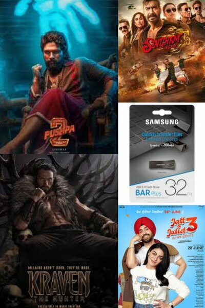 32 Gb Usb with full of new Movies