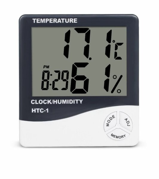 DIGITAL LCD THERMOMETER HYGROMETER HUMIDITY METER