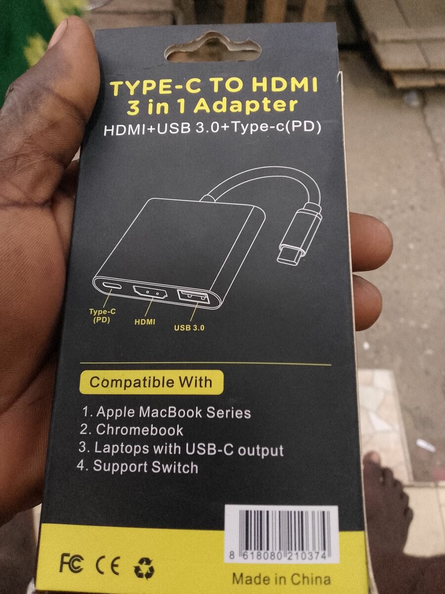 Type~3in1 adapter