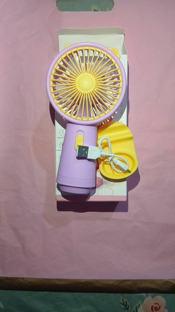 Ventilateur portatif USB coloré