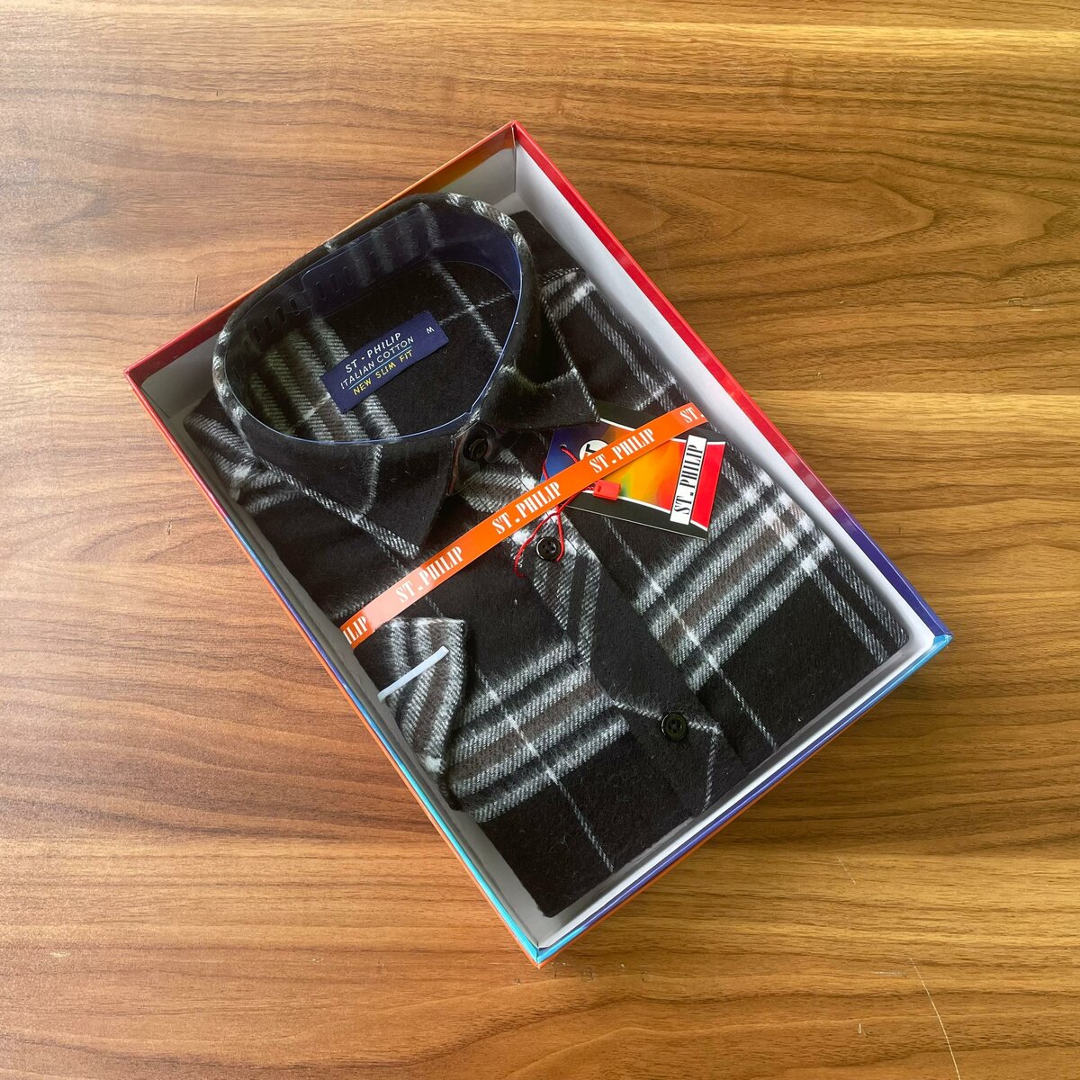 ST.PHILIP CHECK SHORT SLEEVES SHIRT