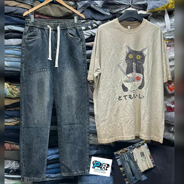 T-shirt et Jean tendances pour hommes