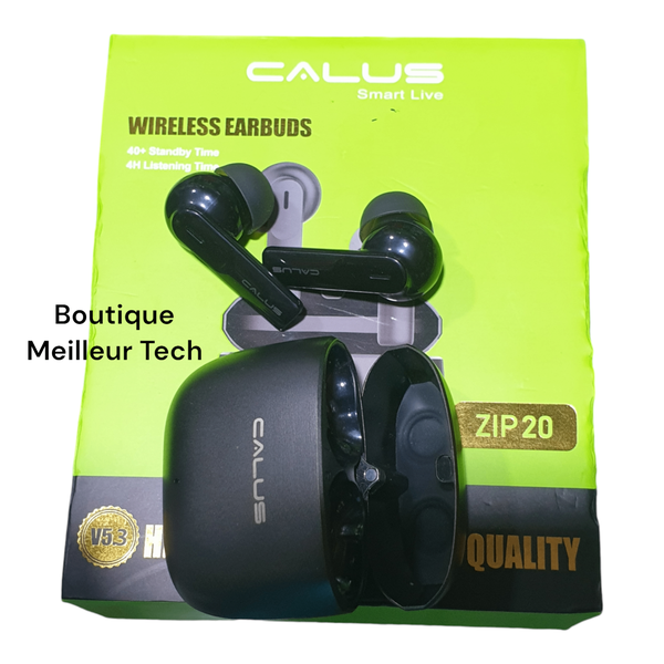 Calus Écouteurs Bluetooth Zip20 - Bass Profonde - ENC Bruit