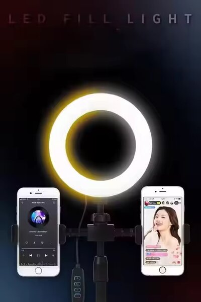 Support téléphone avec lumière