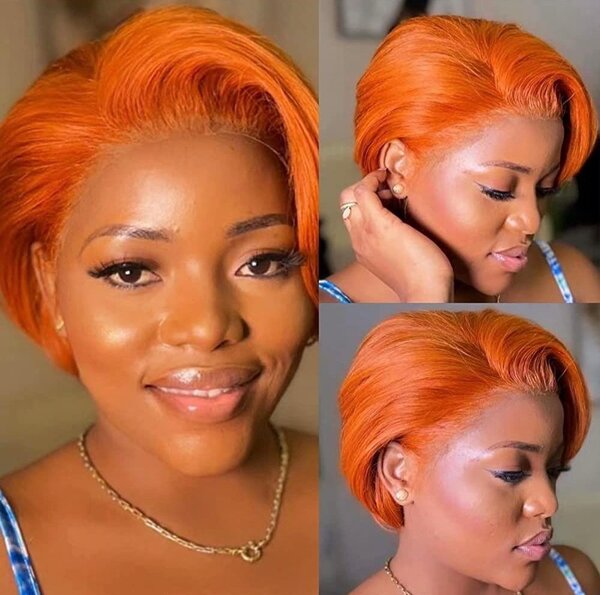 Perruque Courte en Dentelle