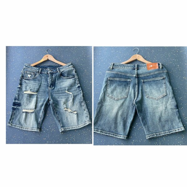 Short en jean décontracté