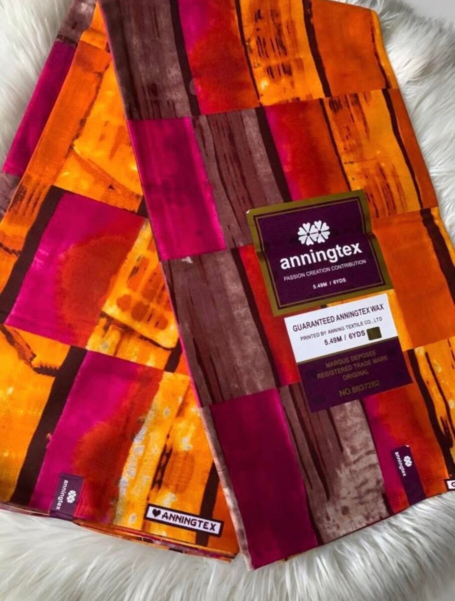 Tissu Anningtex Wax Coloré