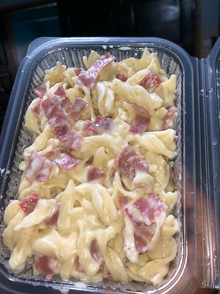 Pâtes écrémé jambon fromage