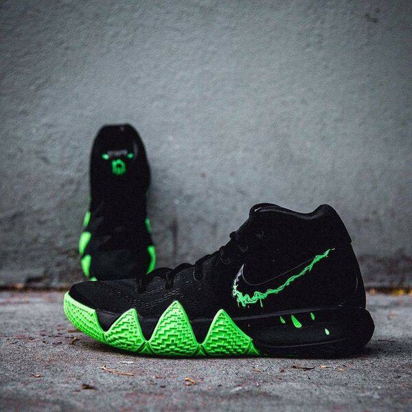 BASKETBALL KYRIE 4 BLACK GREEN