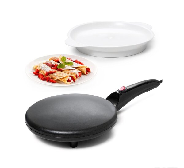 Crepe/Pancake/Spring Roll Maker - Black