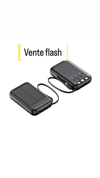 Chargeur Solaire Portable