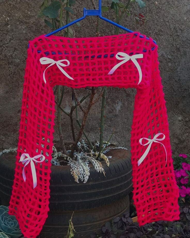 Boléro crochet coloré chic