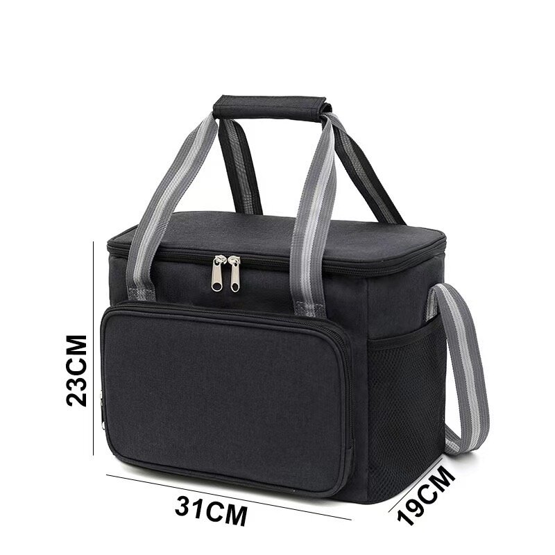 Large capacity quality insulated lunch bag