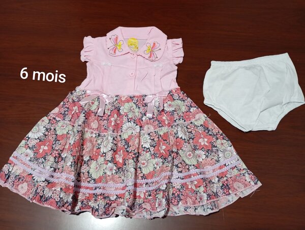 Robe Bébé Fille 6 Mois Floral