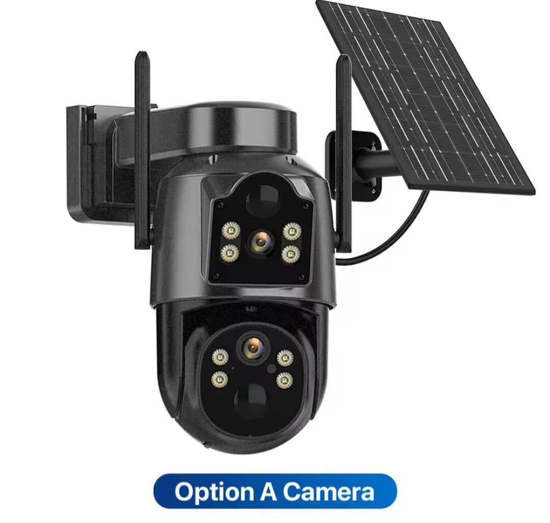 Caméra de surveillance extérieure solaire PTZ, dispositif de