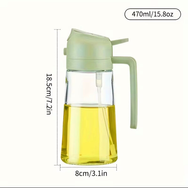 Distributeur d'huile de cuisine en verre