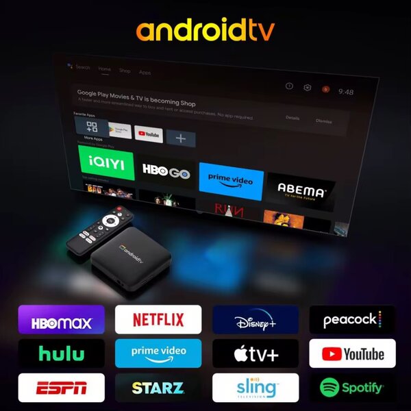 Box TV Android 4K Ultra HD