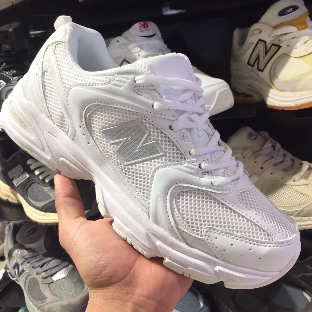 Chaussures de sport blanches unisexes