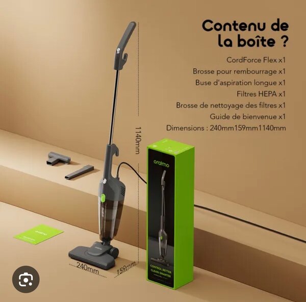 Aspirateur balai puissant