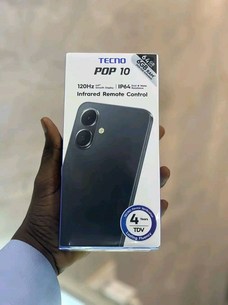 Tecno Pop 10 Téléphone 64GB