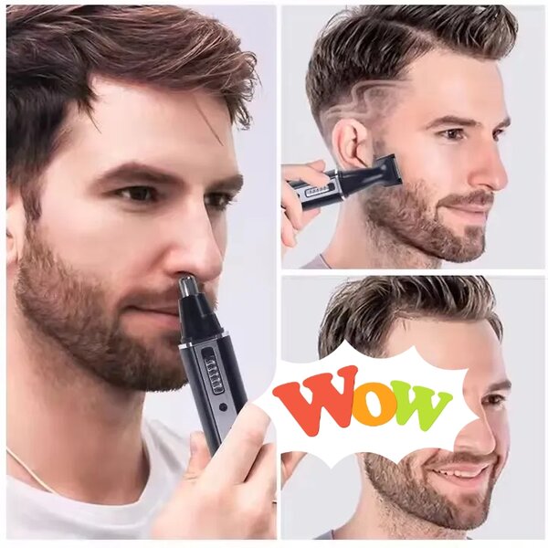 Tondeuse nez et favoris 2-en-1