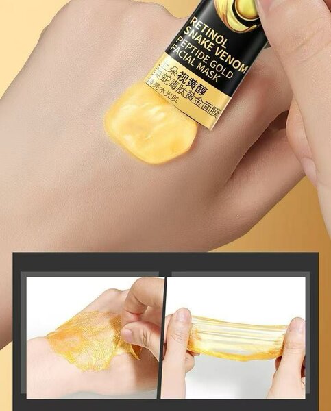 Sadoer Gold Retinol Snake venom peptide face mask gel