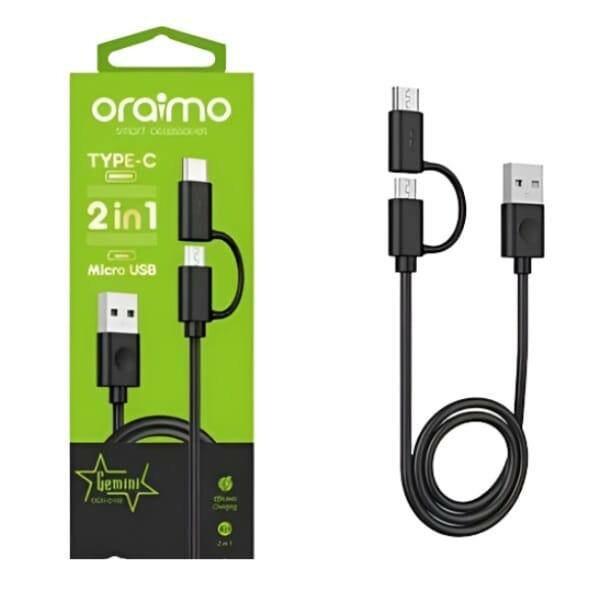 Câble 2 en 1 Type-C & Micro USB