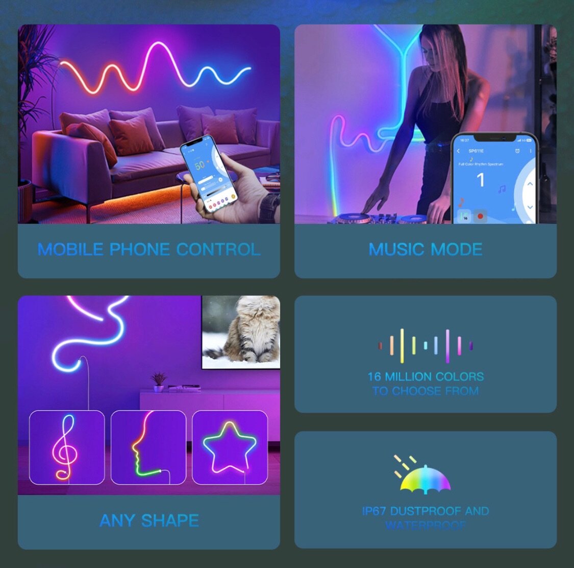 Smart Neon Rope light