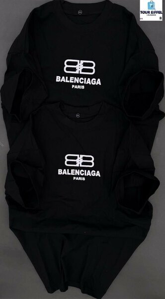 T-shirt noir Balenciaga
