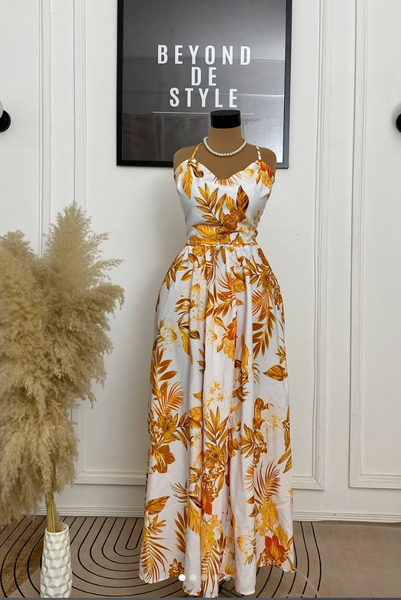 LOVER GIRL FLORAL MAXI TWO PIECE SET