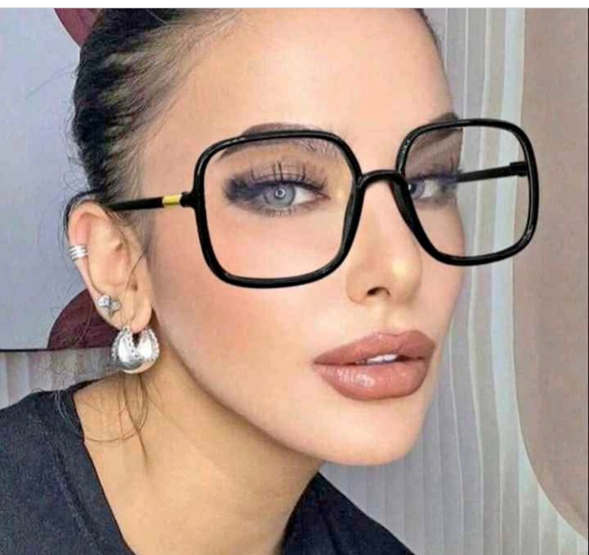 Lunettes surdimensionnées élégantes