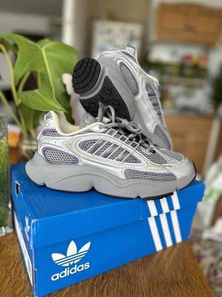 Adidas Sneakers Rétro Argent