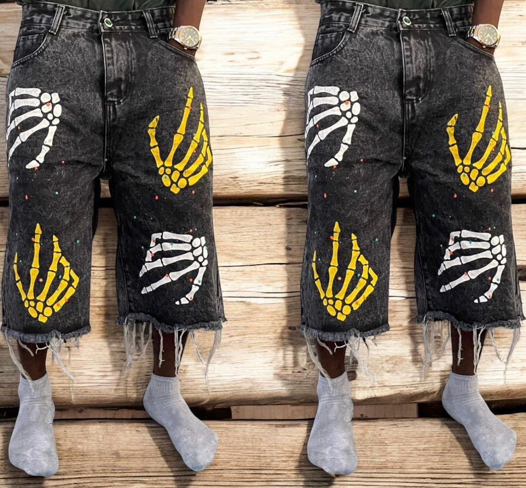 Shorts en jean décontractés