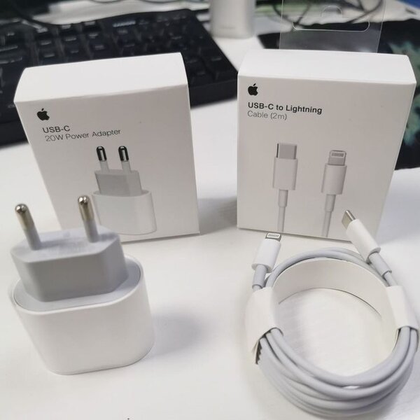 Adaptateur USB-C 20W et Câble Lightning