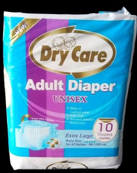 Couches adultes unisexes Dry Care