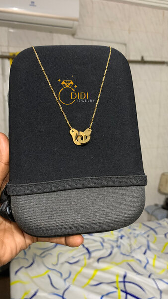 Collier Personnalisé Doré