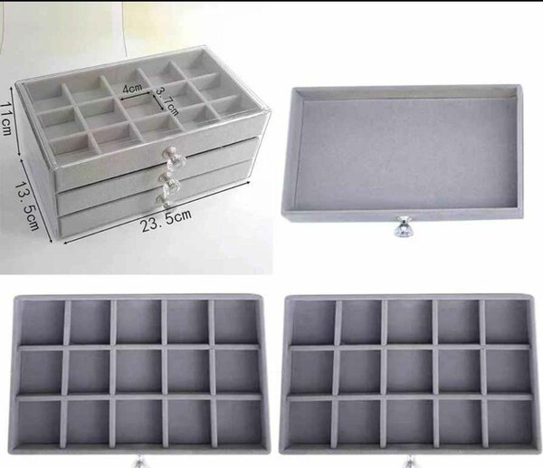 Boîte à bijoux 3 tiroirs