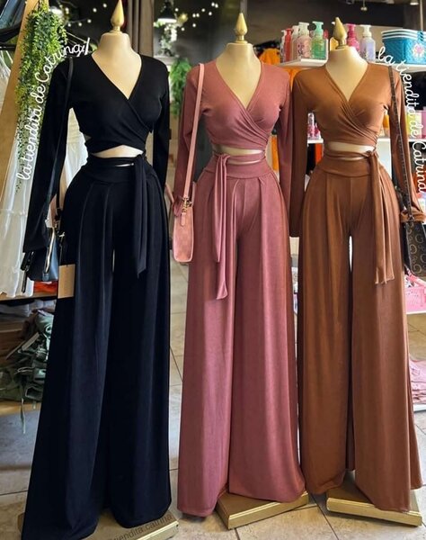 Combinaison élégante évasée