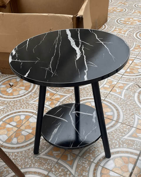 Table d'appoint ronde en marbre