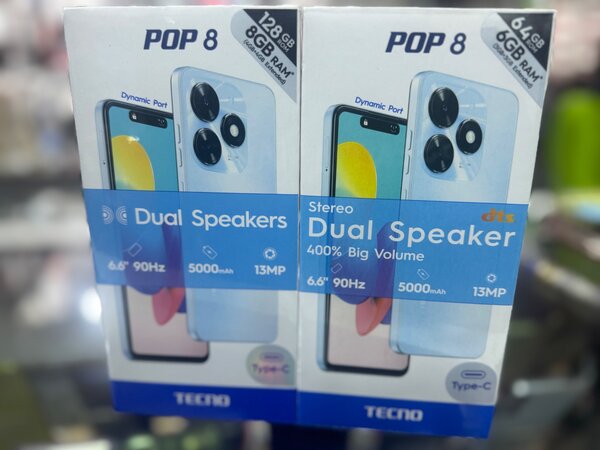 Tecno Pop 8 64 giga 4 giga ram