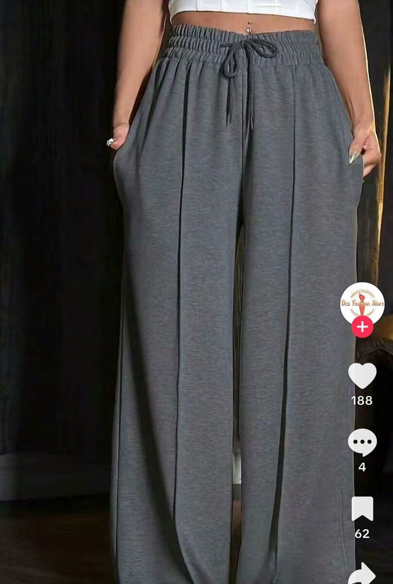 Pantalon ample décontracté femme