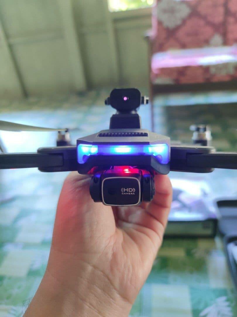 Drone Pliable, Jouet de Drone Portable à Double Caméra  Évit